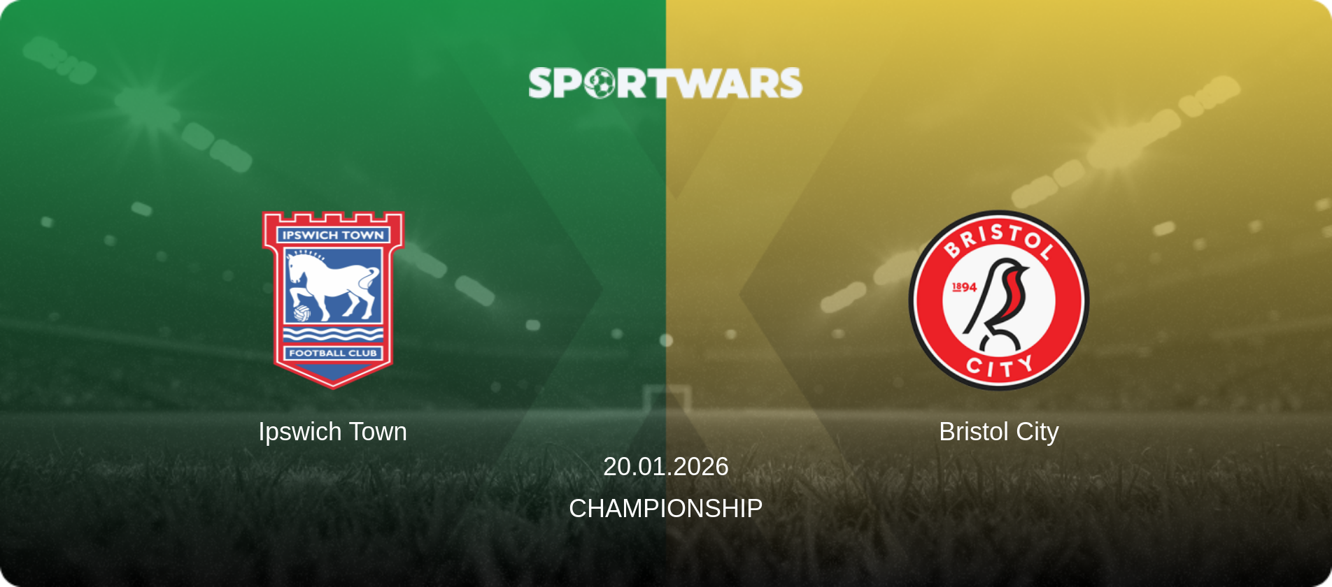 Ipswich Town — Bristol City, 20.01.2026 — Championship (match preview)