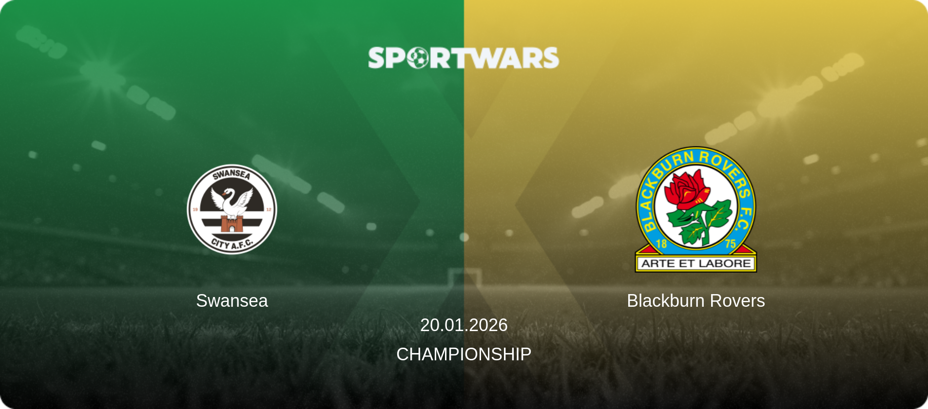 Swansea — Blackburn Rovers, 20.01.2026 — Championship (match preview)