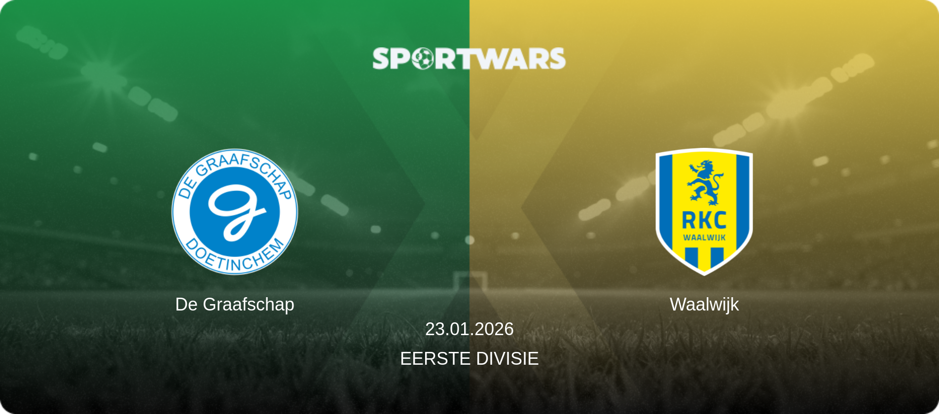 De Graafschap — Waalwijk, 23.01.2026 — Eerste Divisie (match preview)