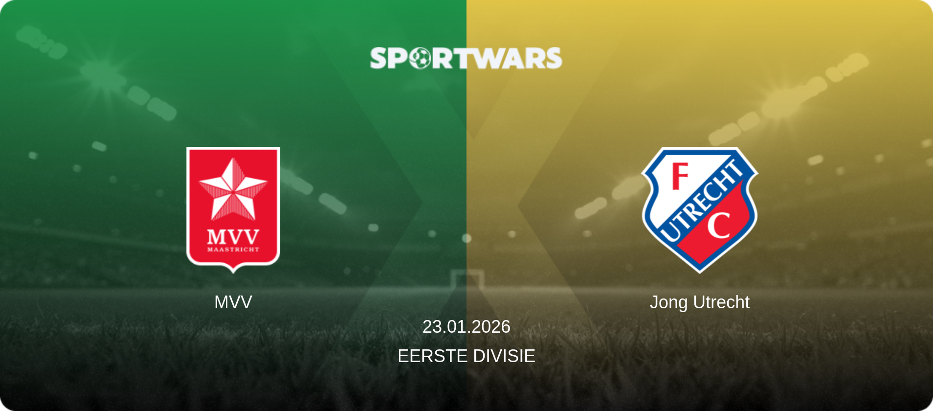 MVV — Jong Utrecht, 23.01.2026 — Eerste Divisie (match preview)