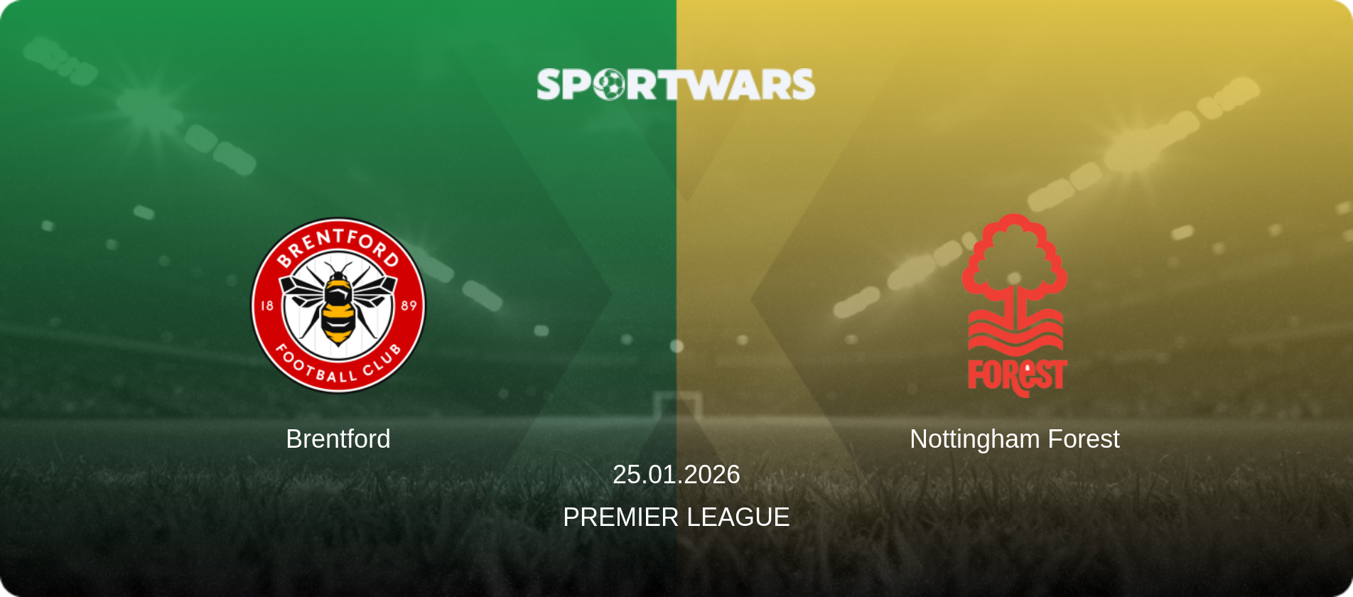 Brentford — Nottingham Forest, 25.01.2026 — Premier League (match preview)