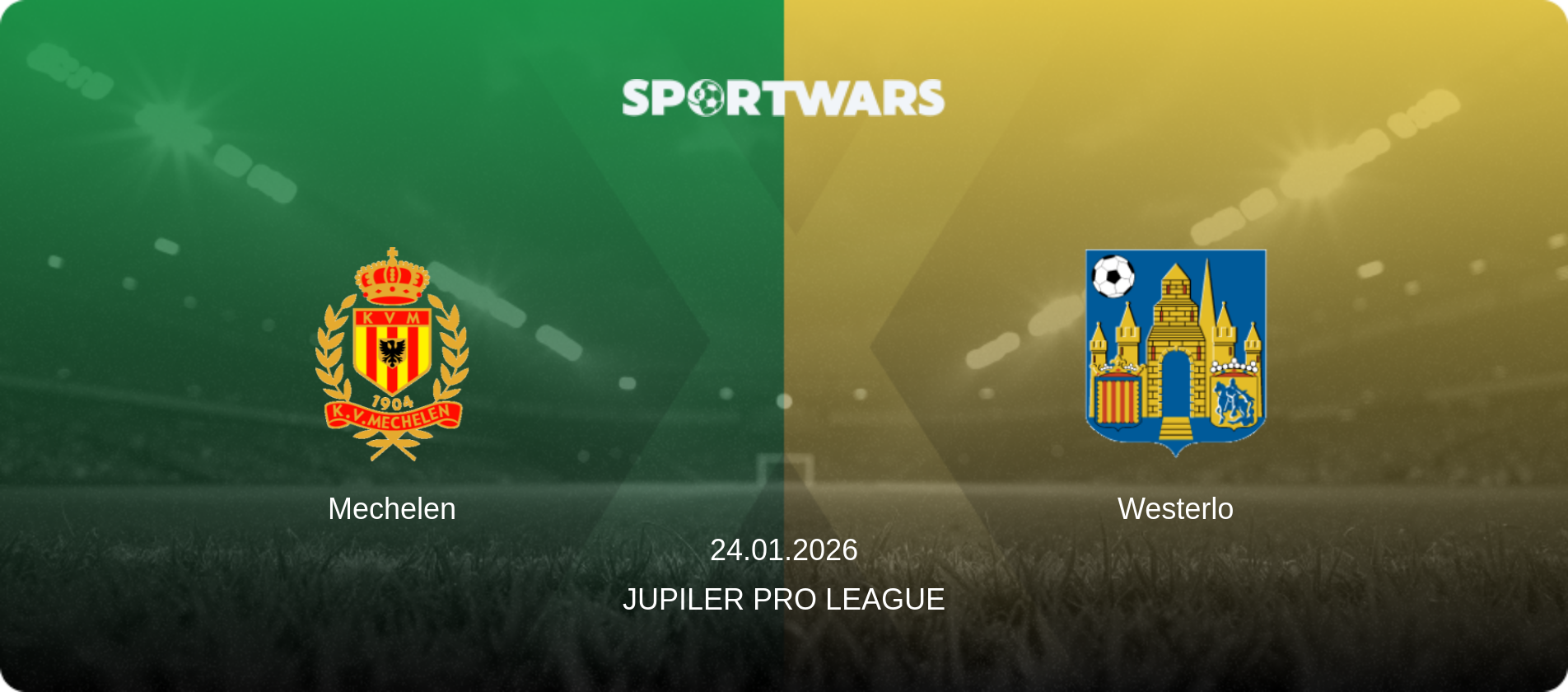 Mechelen — Westerlo, 24.01.2026 — Jupiler Pro League (match preview)