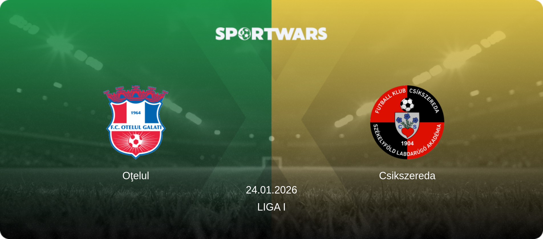 Oţelul — Csikszereda, 24.01.2026 — Liga I (match preview)