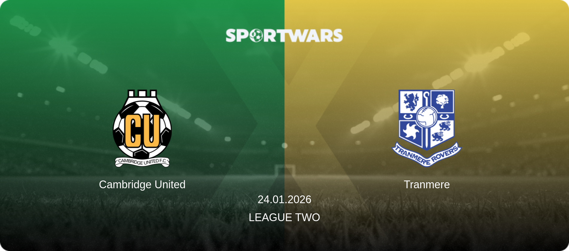 Cambridge United — Tranmere, 24.01.2026 — League Two (match preview)
