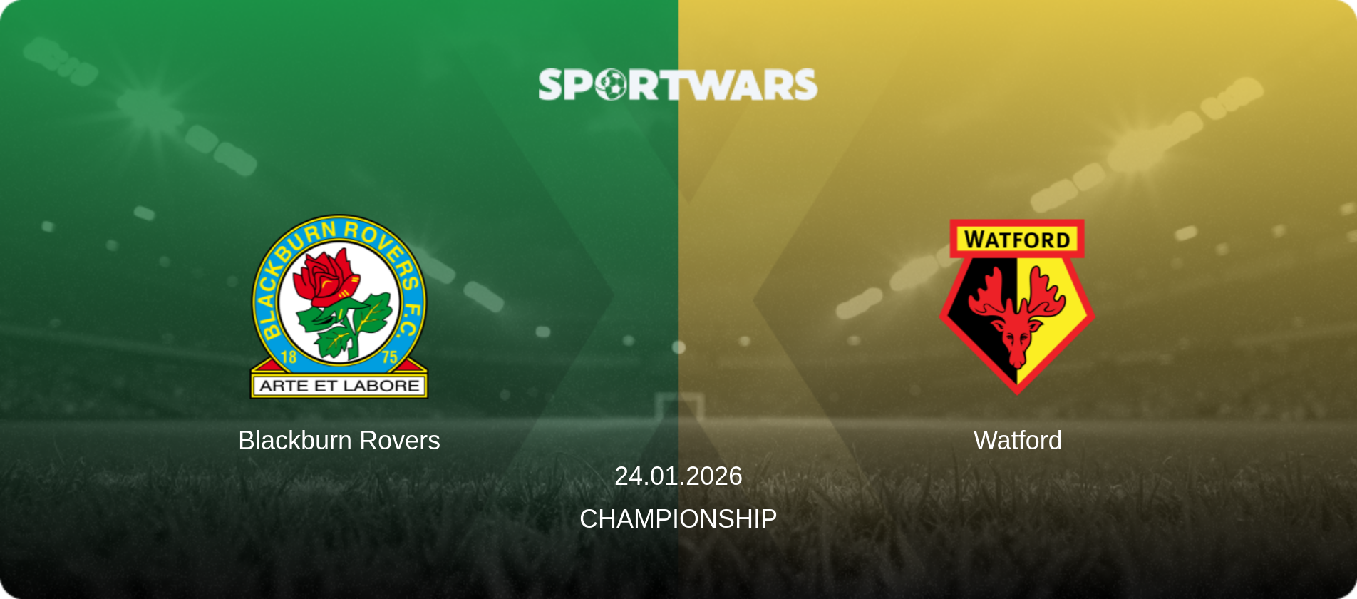 Blackburn Rovers — Watford, 24.01.2026 — Championship (match preview)