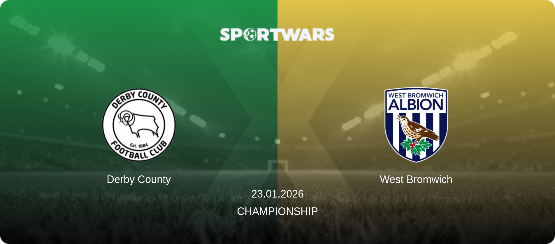 Derby County — West Bromwich, 23.01.2026 — Championship (match preview)