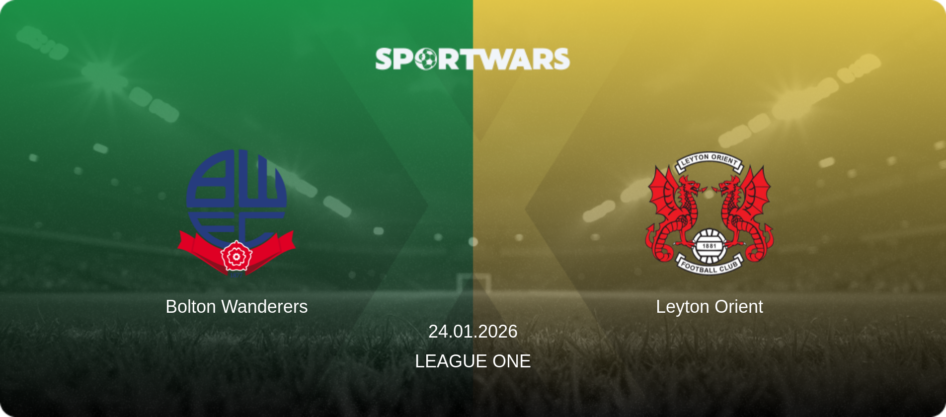Bolton Wanderers — Leyton Orient, 24.01.2026 — League One (match preview)