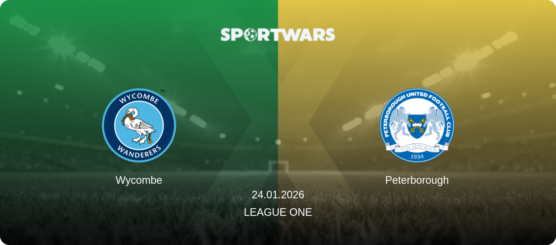 Wycombe — Peterborough, 24.01.2026 — League One (match preview)