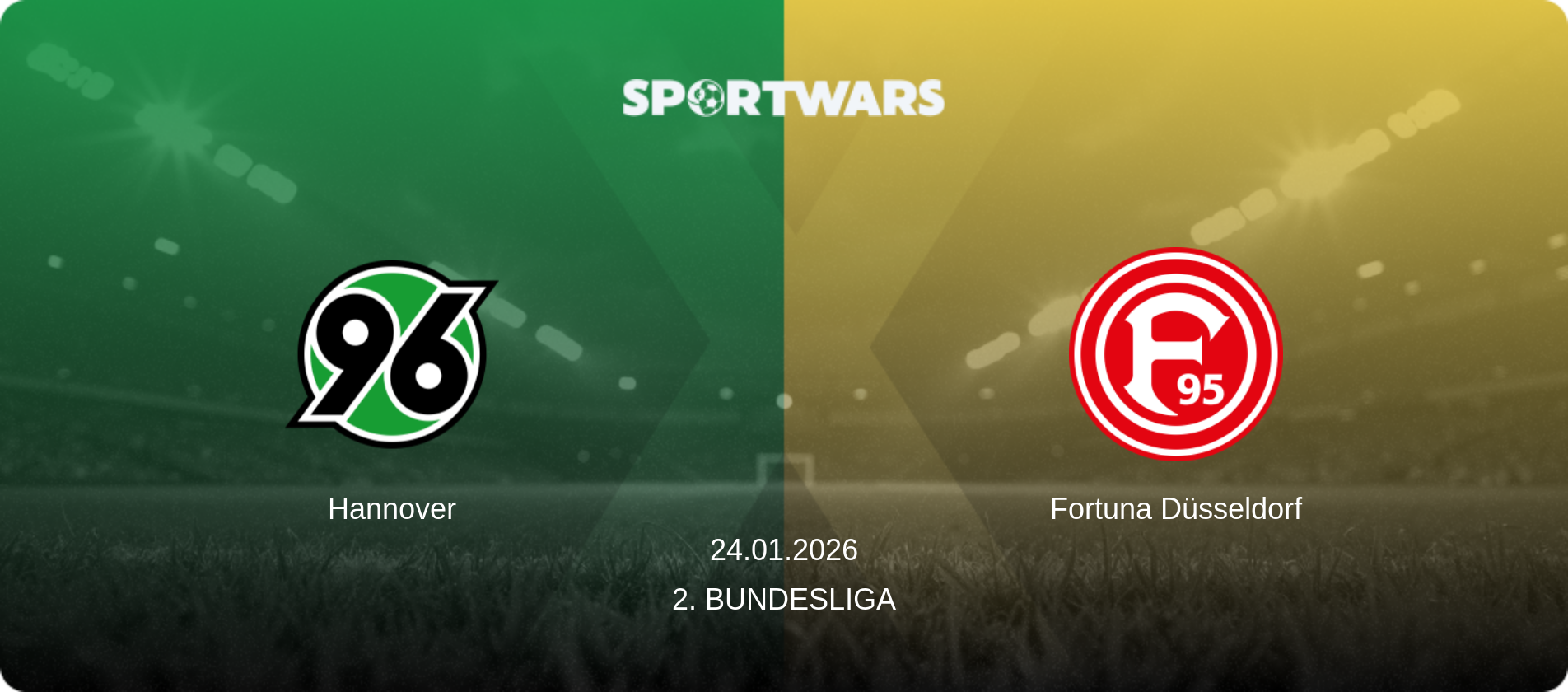 Hannover — Fortuna Düsseldorf, 24.01.2026 — 2. Bundesliga (match preview)