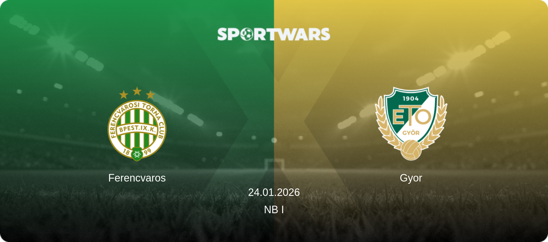 Ferencvaros — Gyor, 24.01.2026 — NB I (match preview)