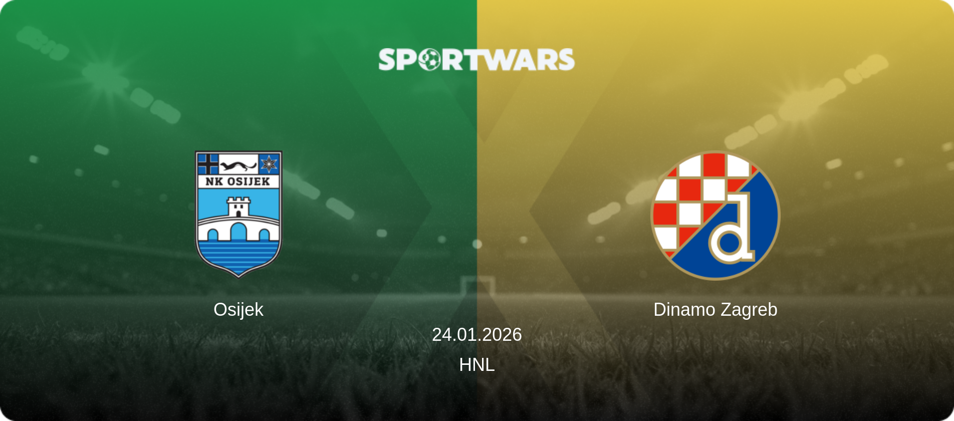 Osijek — Dinamo Zagreb, 24.01.2026 — HNL (match preview)