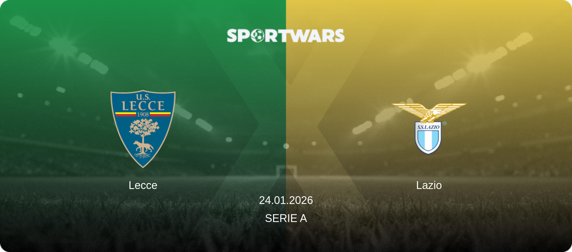 Lecce — Lazio, 24.01.2026 — Serie A (match preview)