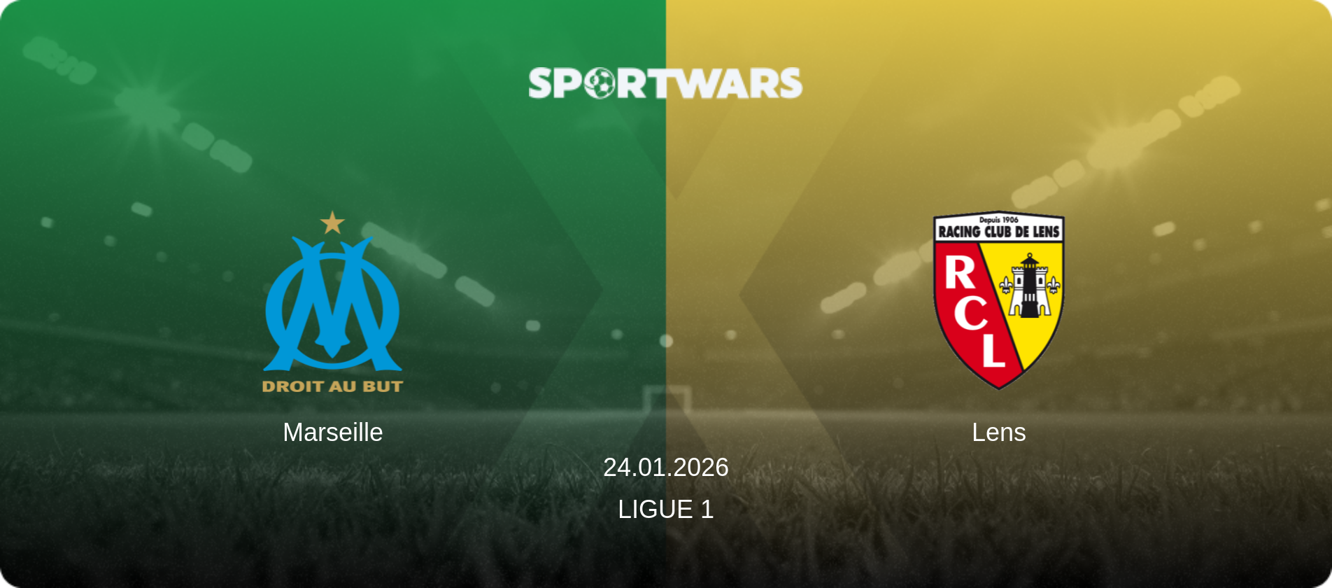 Marseille — Lens, 24.01.2026 — Ligue 1 (match preview)