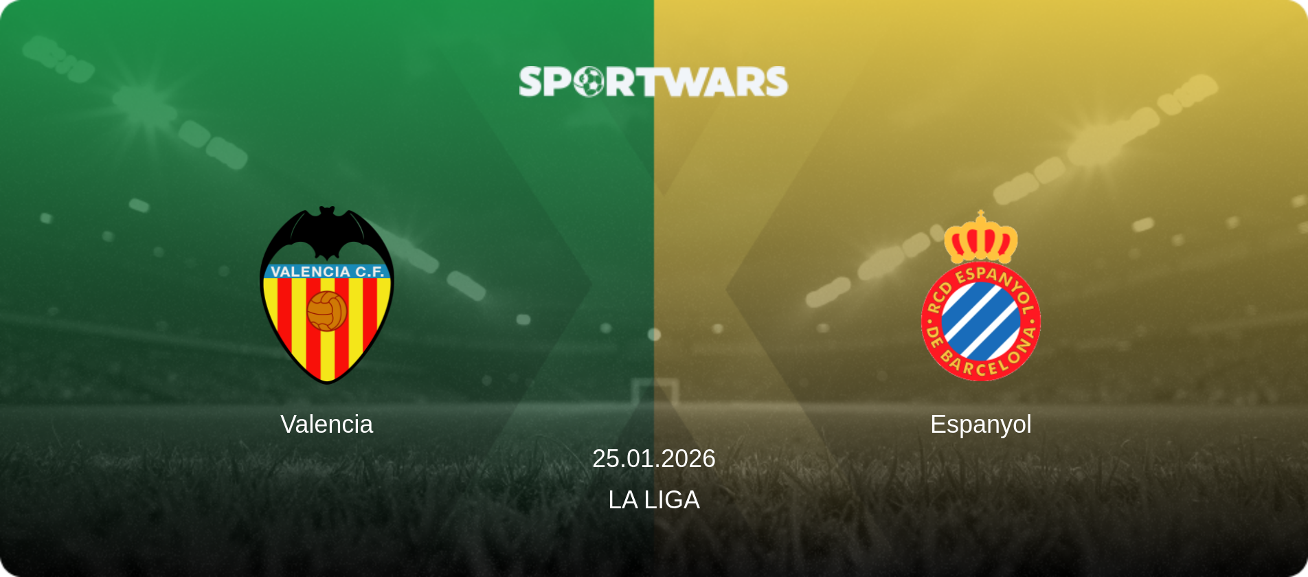 Valencia — Espanyol, 25.01.2026 — La Liga (match preview)