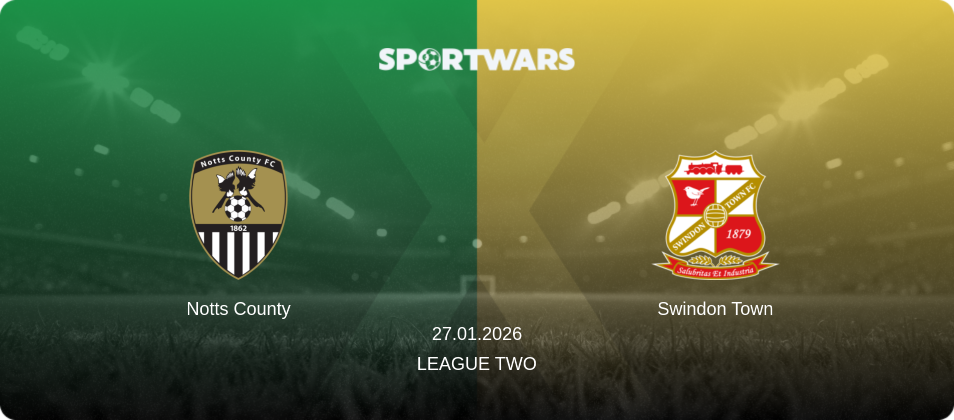 Notts County — Swindon Town, 27.01.2026 — League Two (match preview)