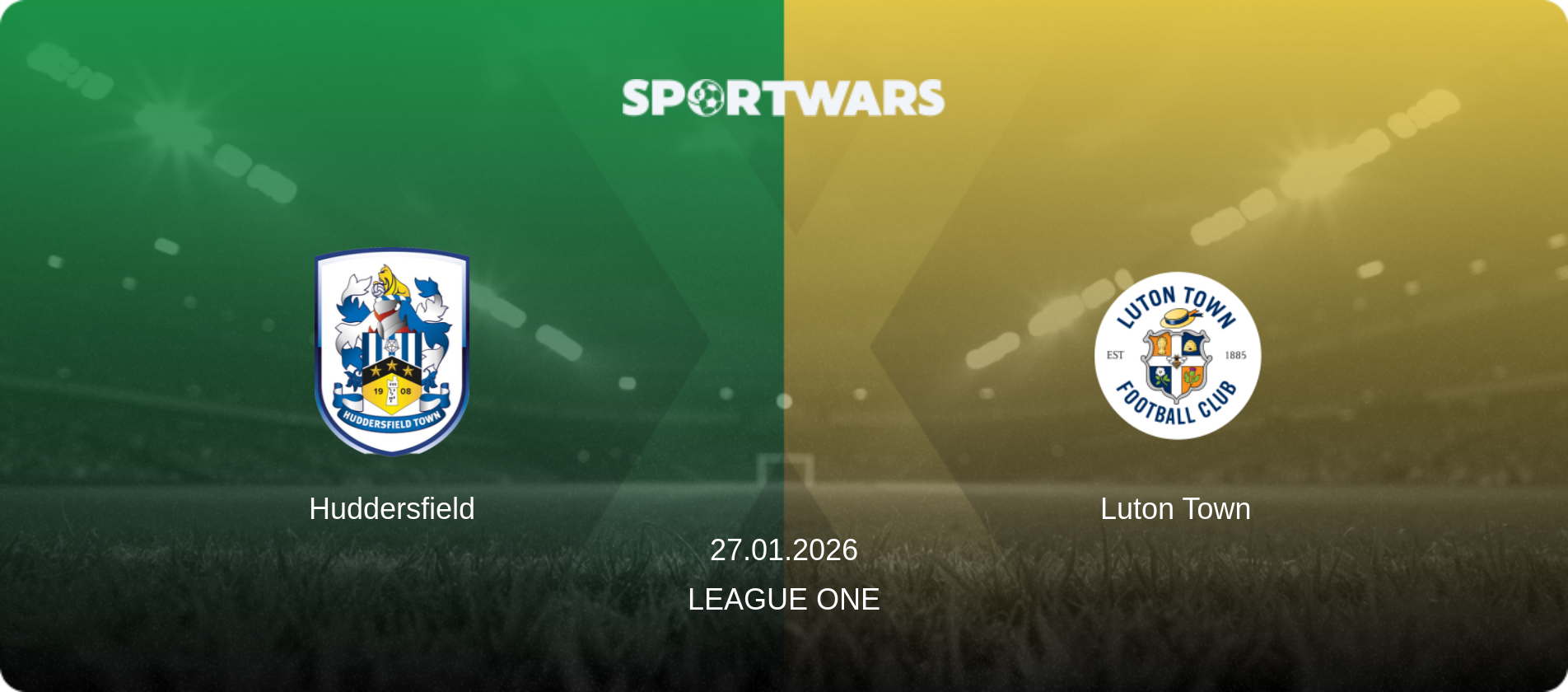 Huddersfield — Luton Town, 27.01.2026 — League One (match preview)
