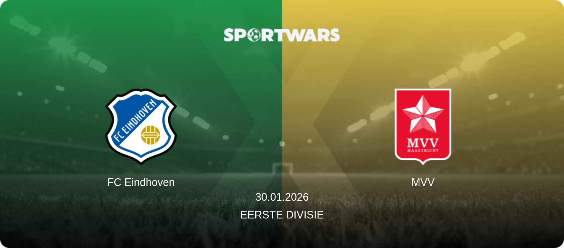 FC Eindhoven — MVV, 30.01.2026 — Eerste Divisie (match preview)