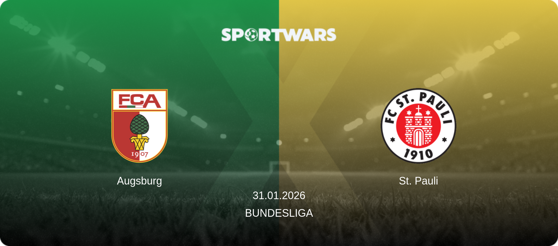 Augsburg — St. Pauli, 31.01.2026 — Bundesliga (match preview)