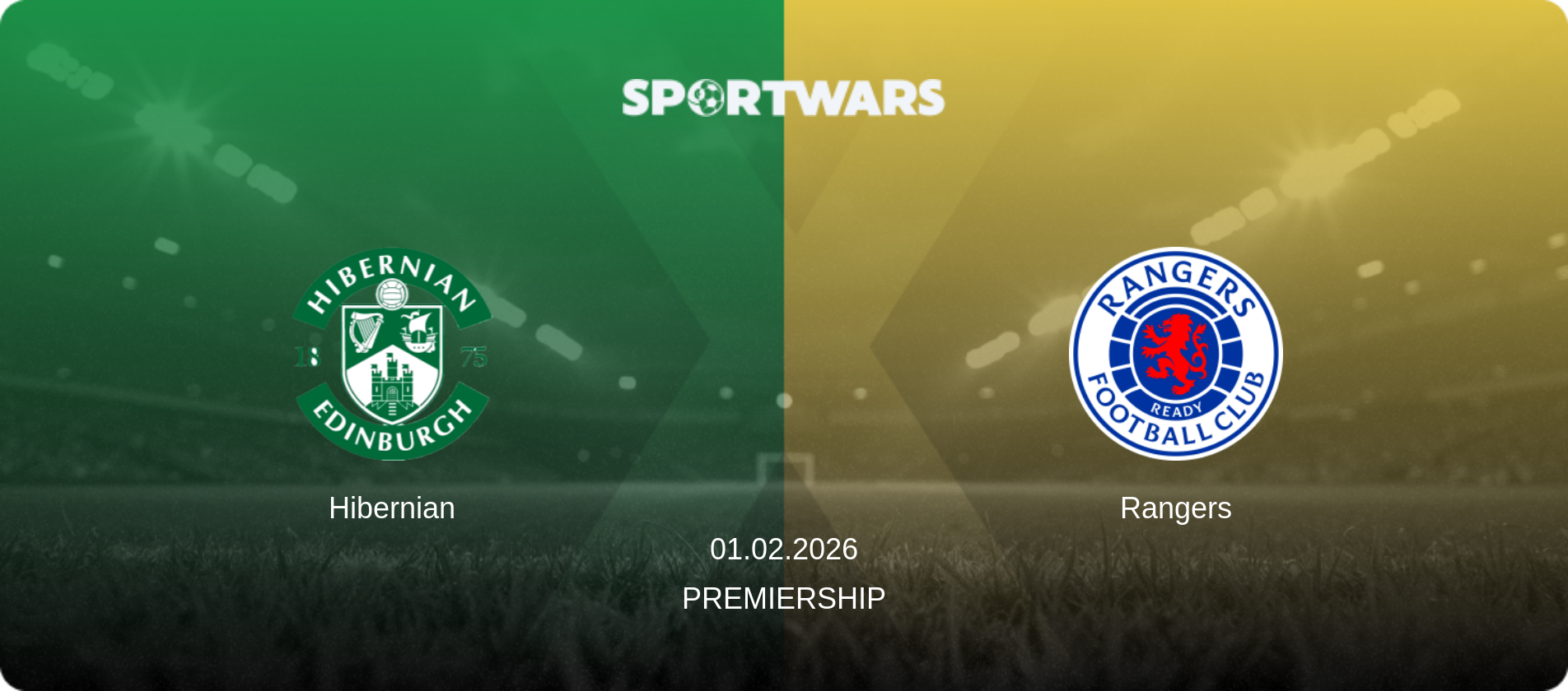 Hibernian — Rangers, 01.02.2026 — Premiership (match preview)