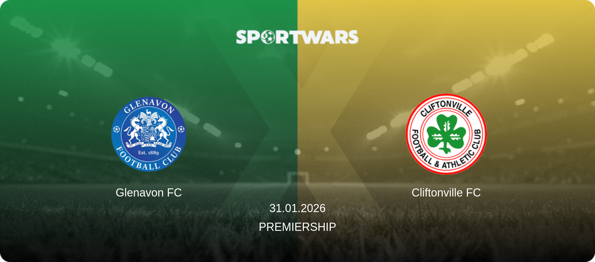 Glenavon FC — Cliftonville FC, 31.01.2026 — Premiership (match preview)