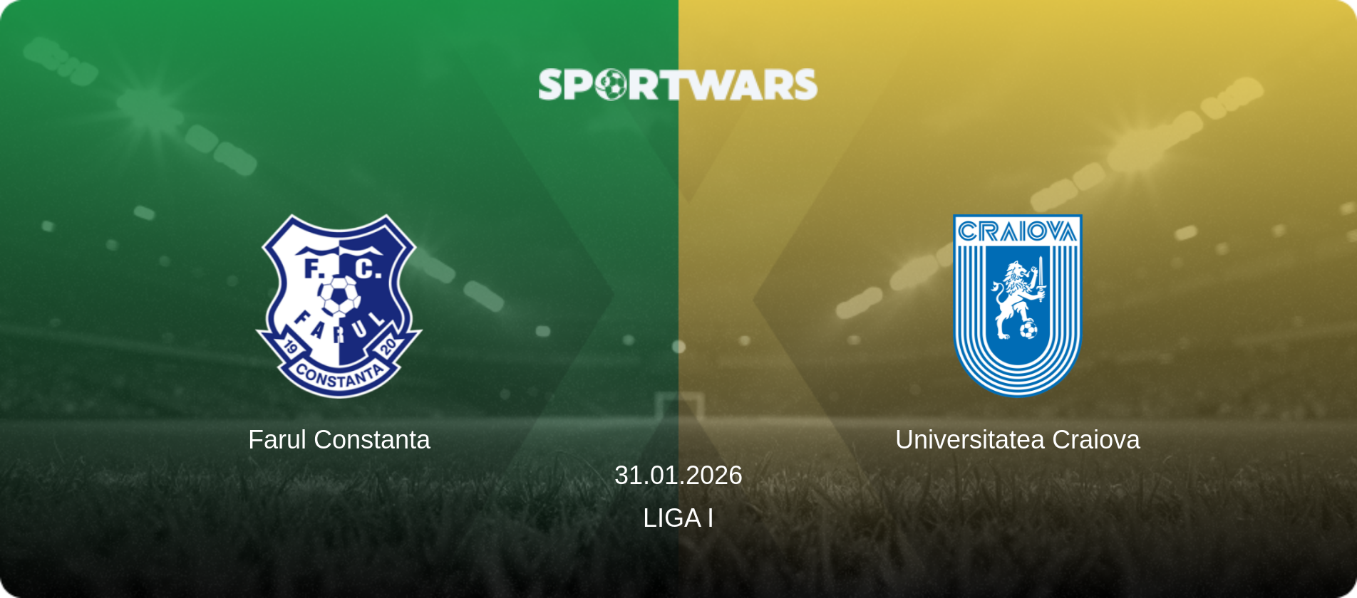 Farul Constanta — Universitatea Craiova, 31.01.2026 — Liga I (match preview)