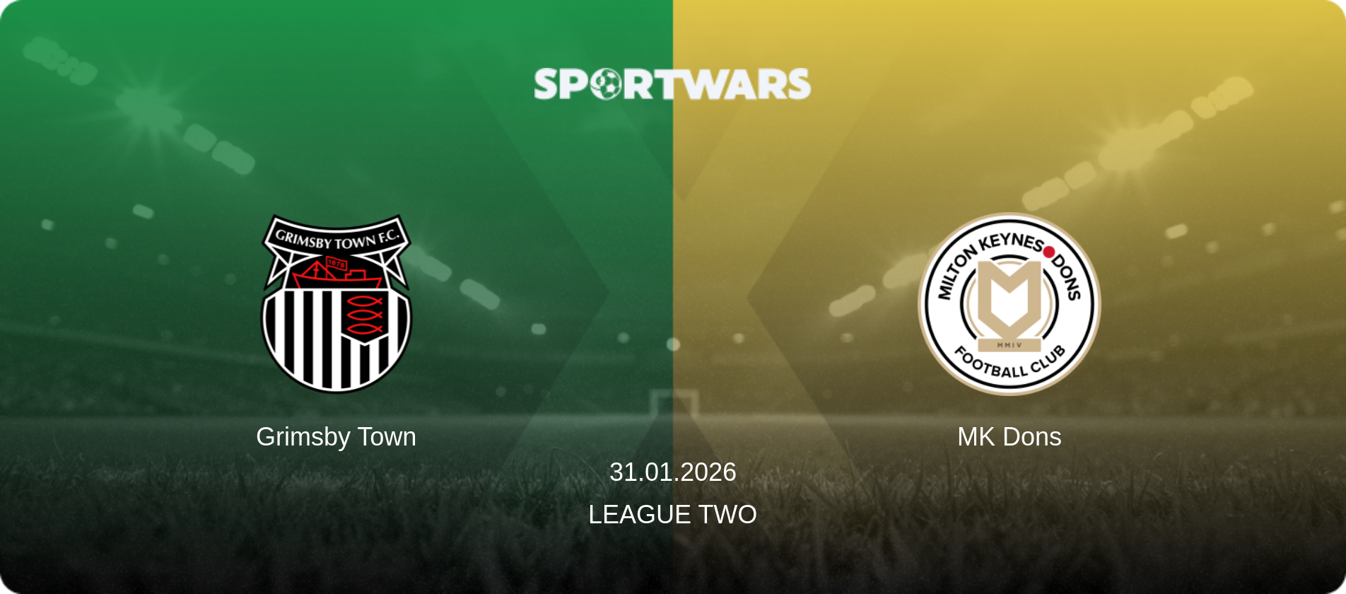 Grimsby Town — MK Dons, 31.01.2026 — League Two (match preview)