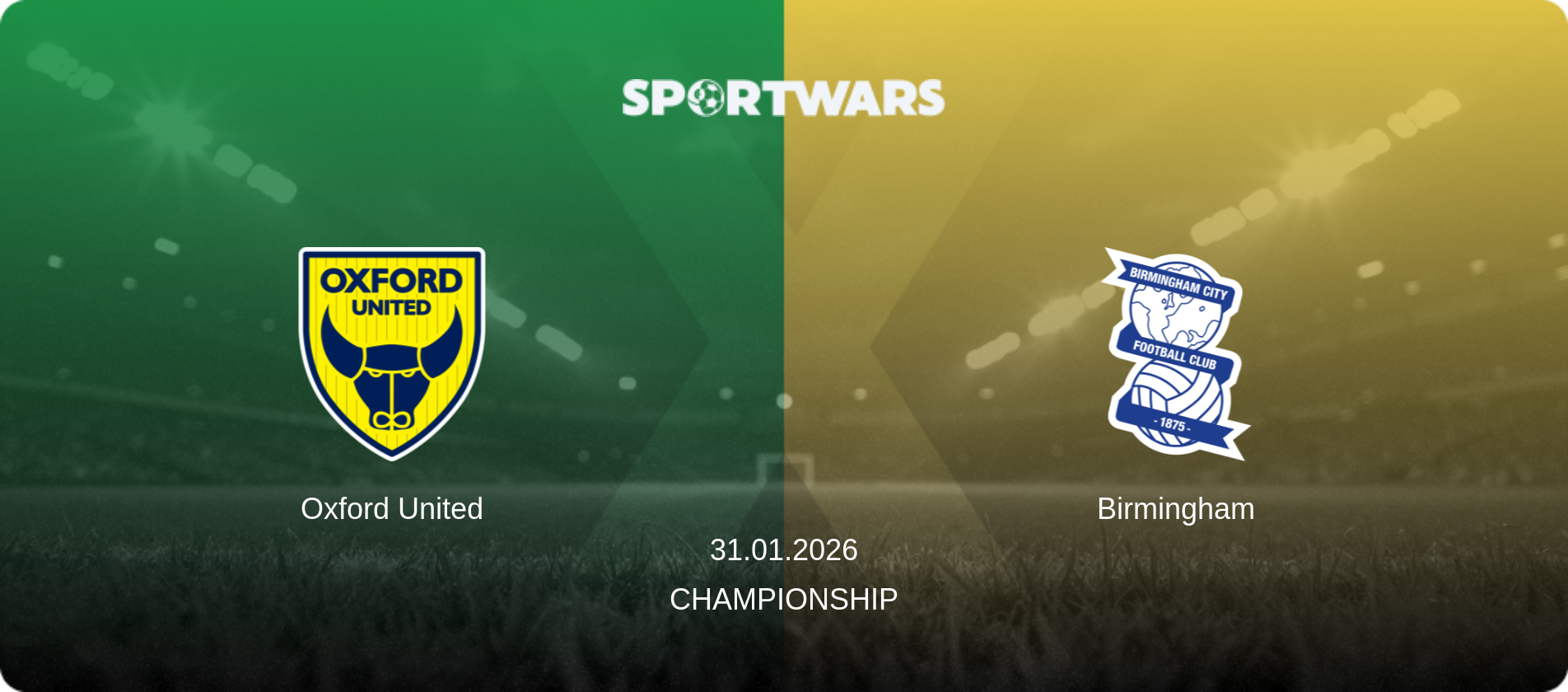 Oxford United — Birmingham, 31.01.2026 — Championship (match preview)