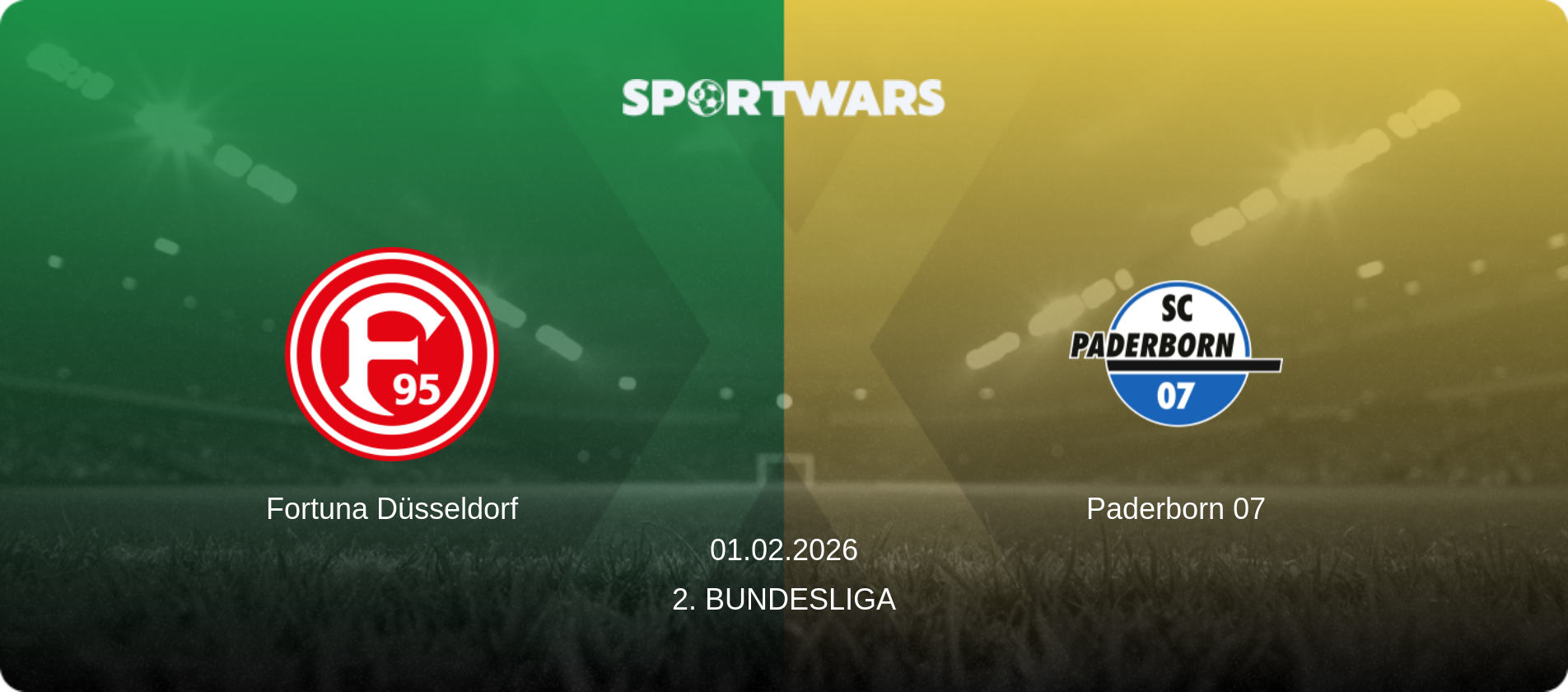 Fortuna Düsseldorf — Paderborn 07, 01.02.2026 — 2. Bundesliga (match preview)