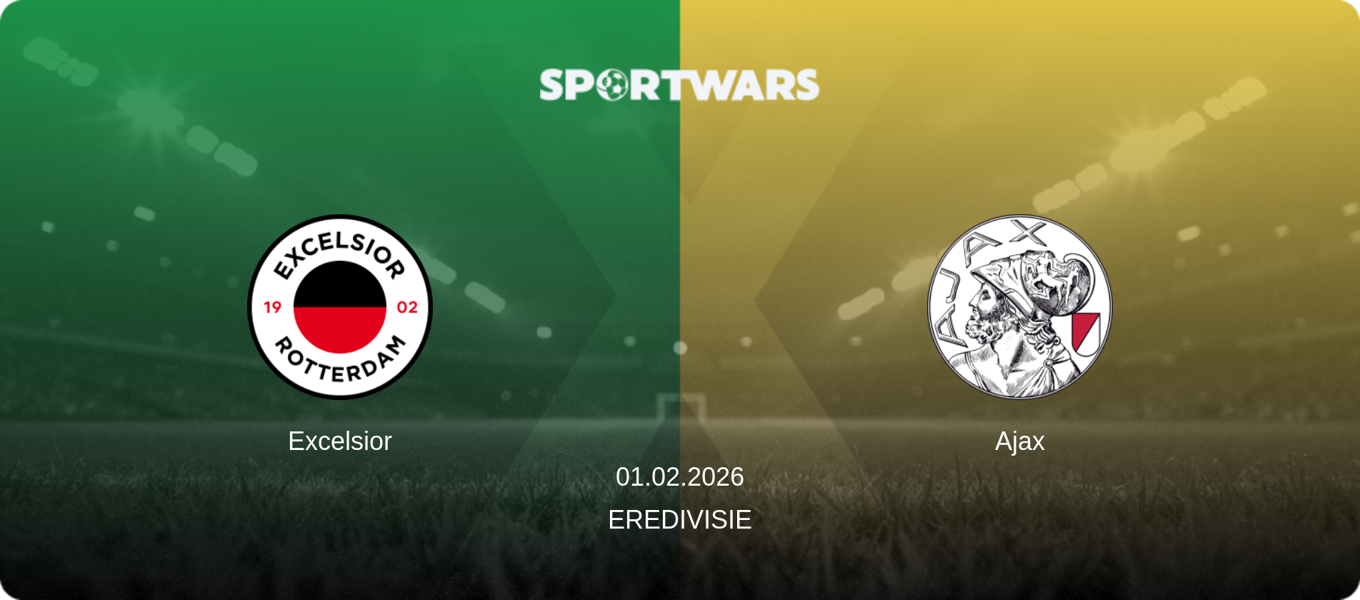Excelsior — Ajax, 01.02.2026 — Eredivisie (match preview)