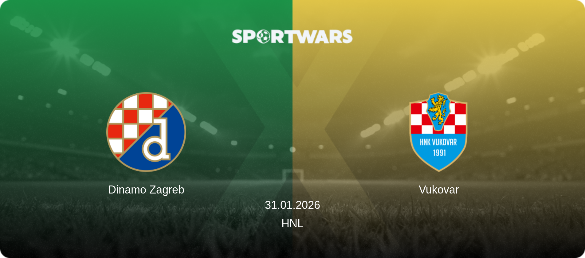 Dinamo Zagreb — Vukovar, 31.01.2026 — HNL (match preview)
