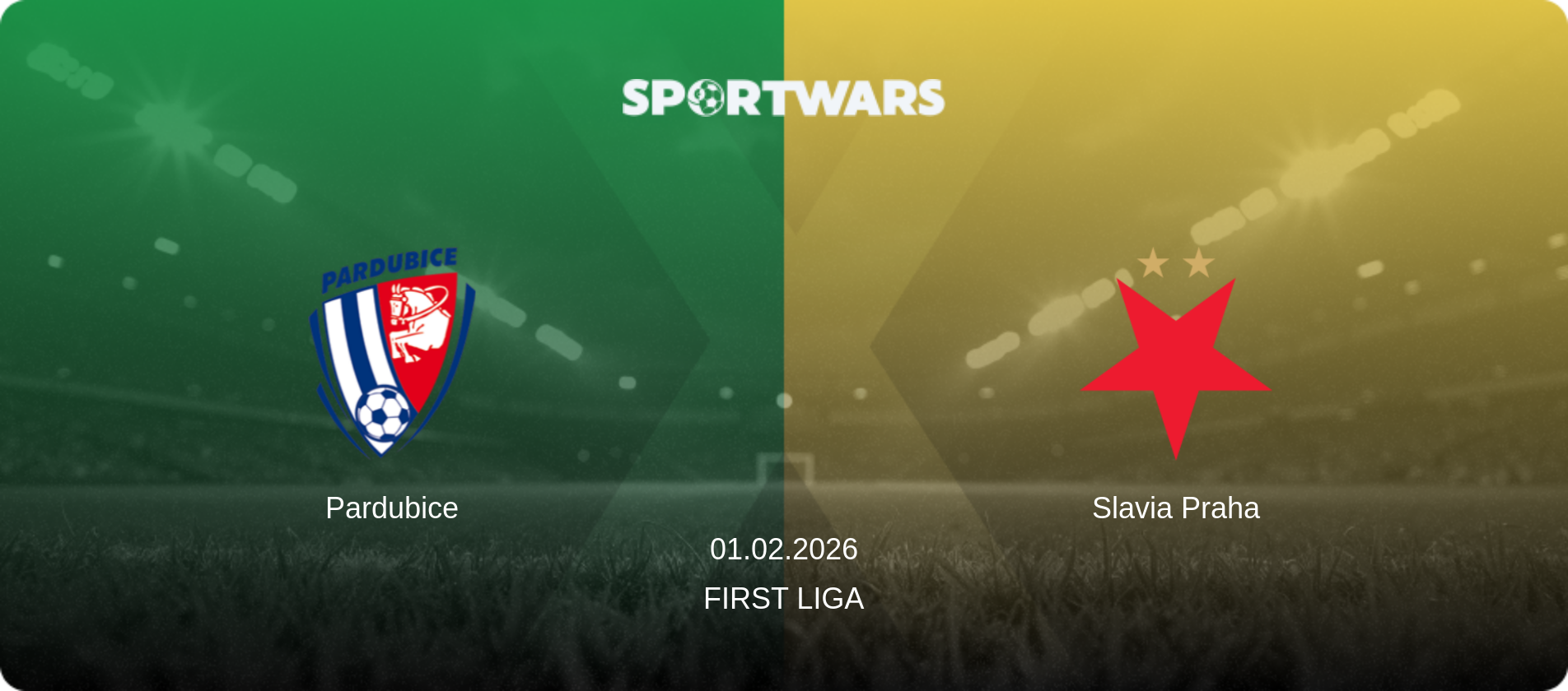 Pardubice — Slavia Praha, 01.02.2026 — First Liga (match preview)