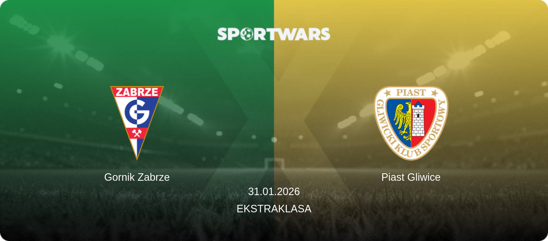 Gornik Zabrze — Piast Gliwice, 31.01.2026 — Ekstraklasa (match preview)