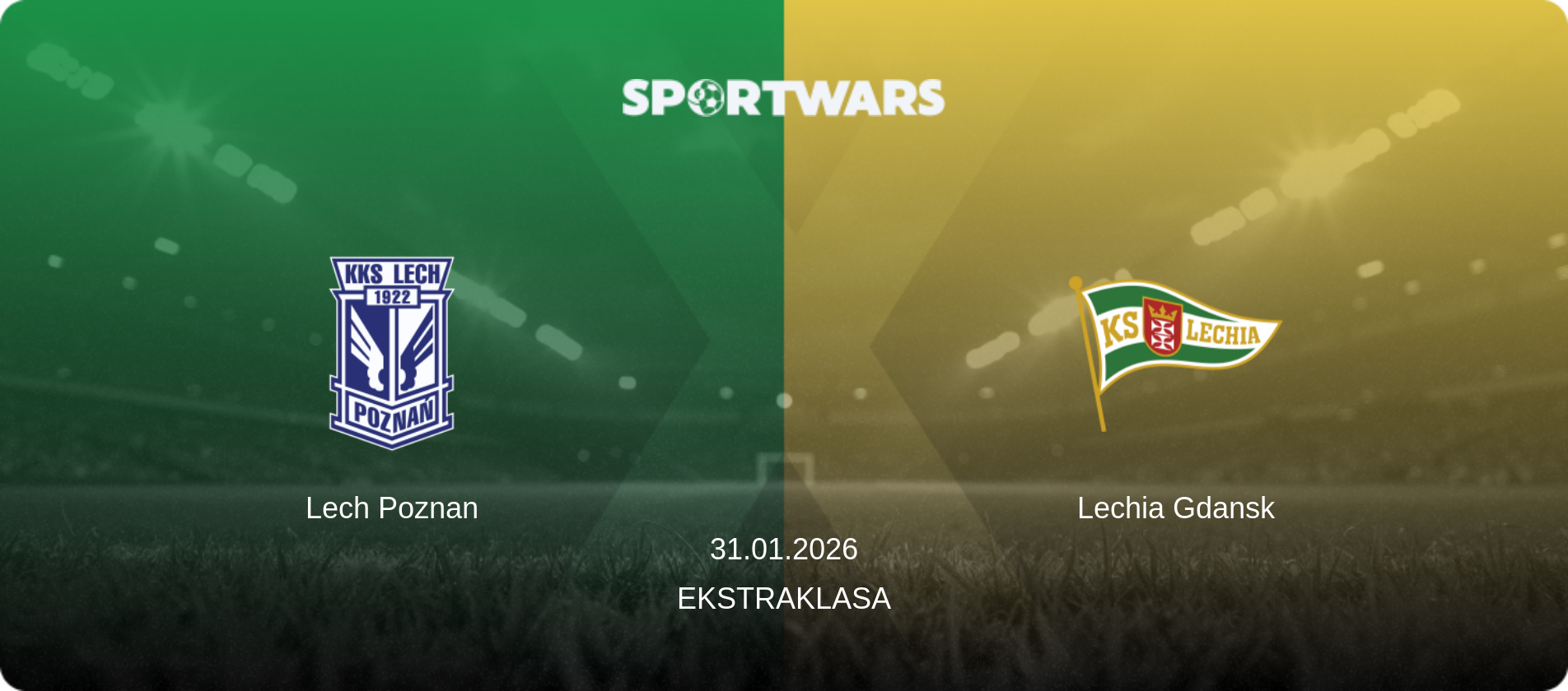 Lech Poznan — Lechia Gdansk, 31.01.2026 — Ekstraklasa (match preview)