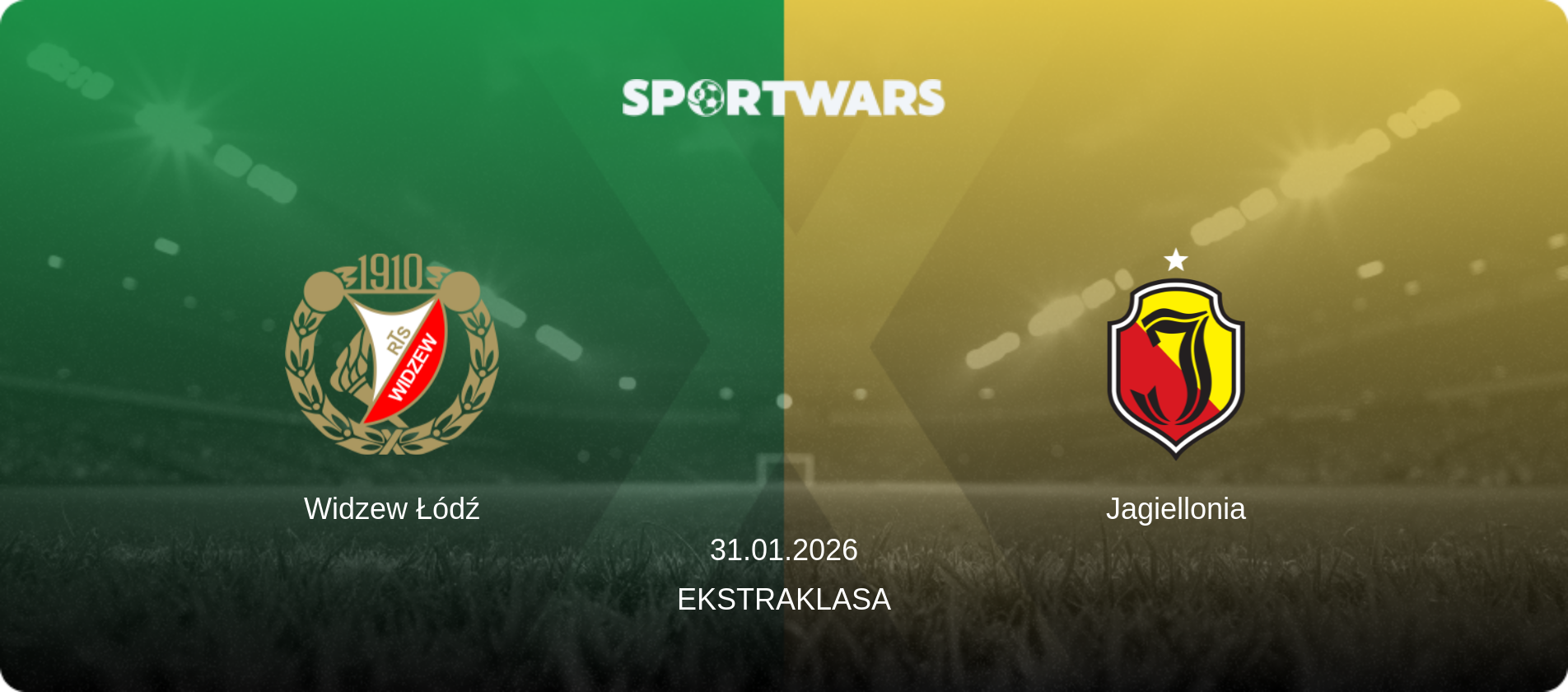 Widzew Łódź — Jagiellonia, 31.01.2026 — Ekstraklasa (match preview)