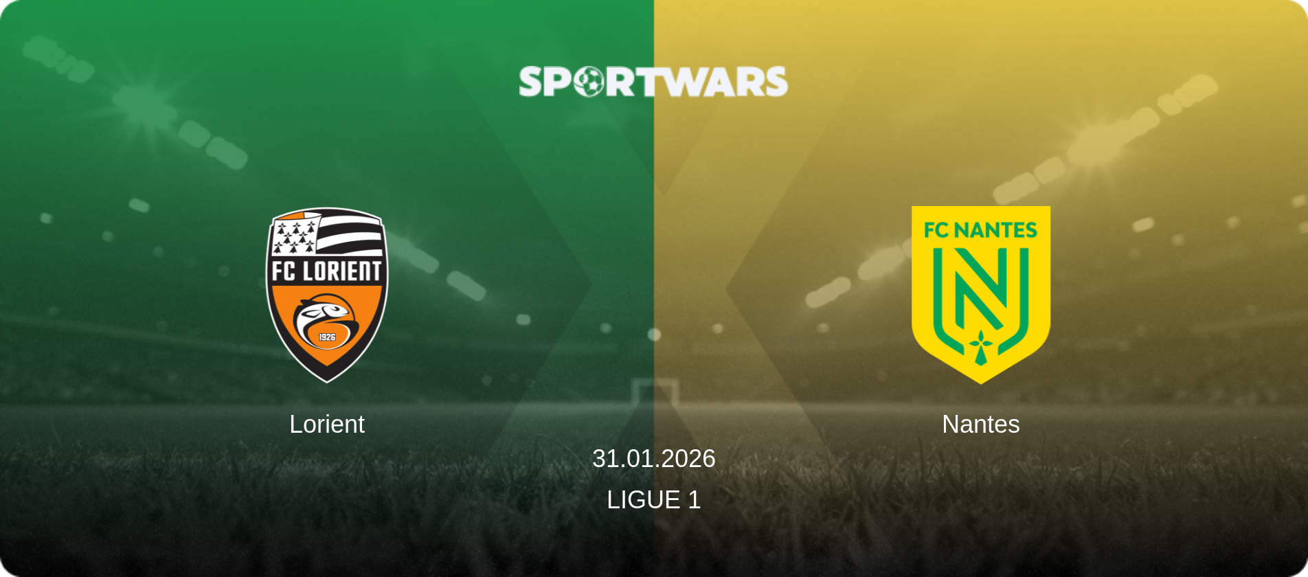 Lorient — Nantes, 31.01.2026 — Ligue 1 (match preview)