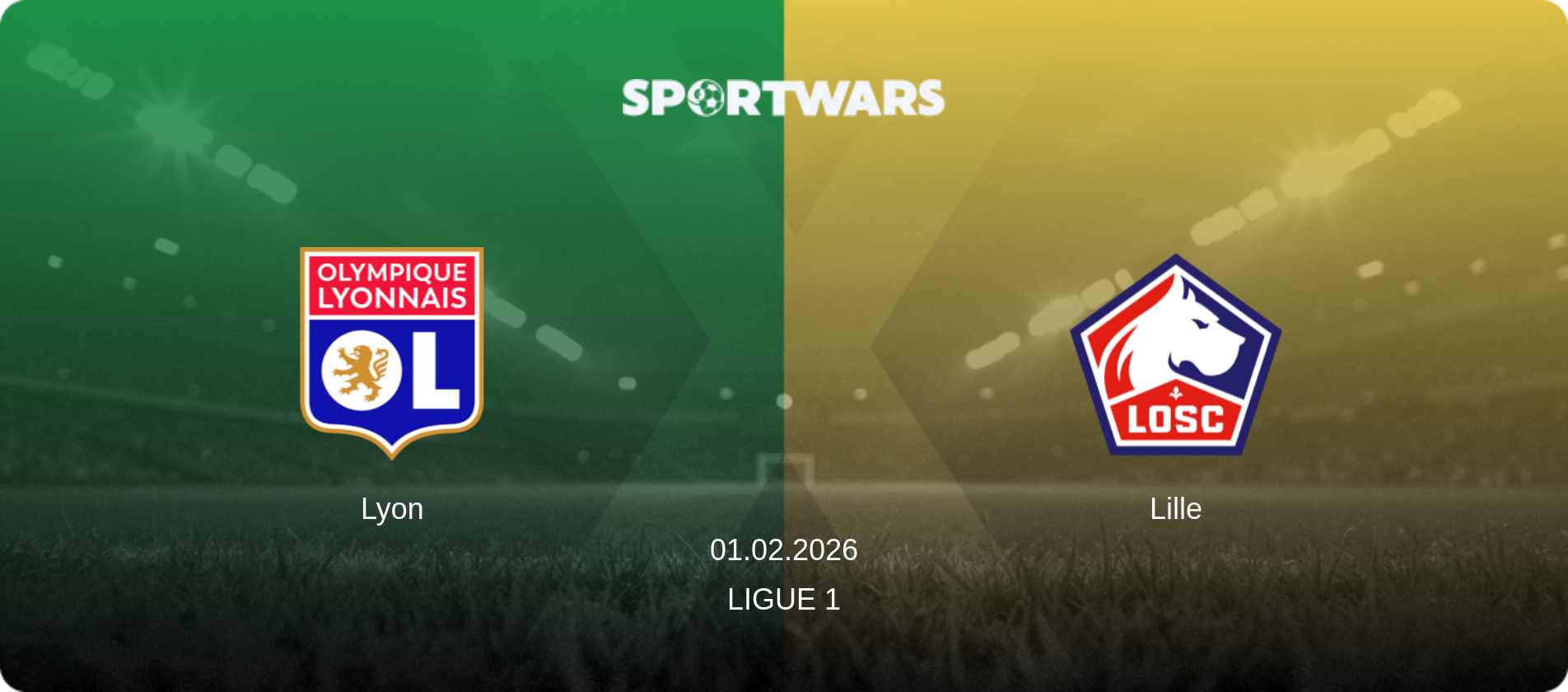Lyon — Lille, 01.02.2026 — Ligue 1 (match preview)