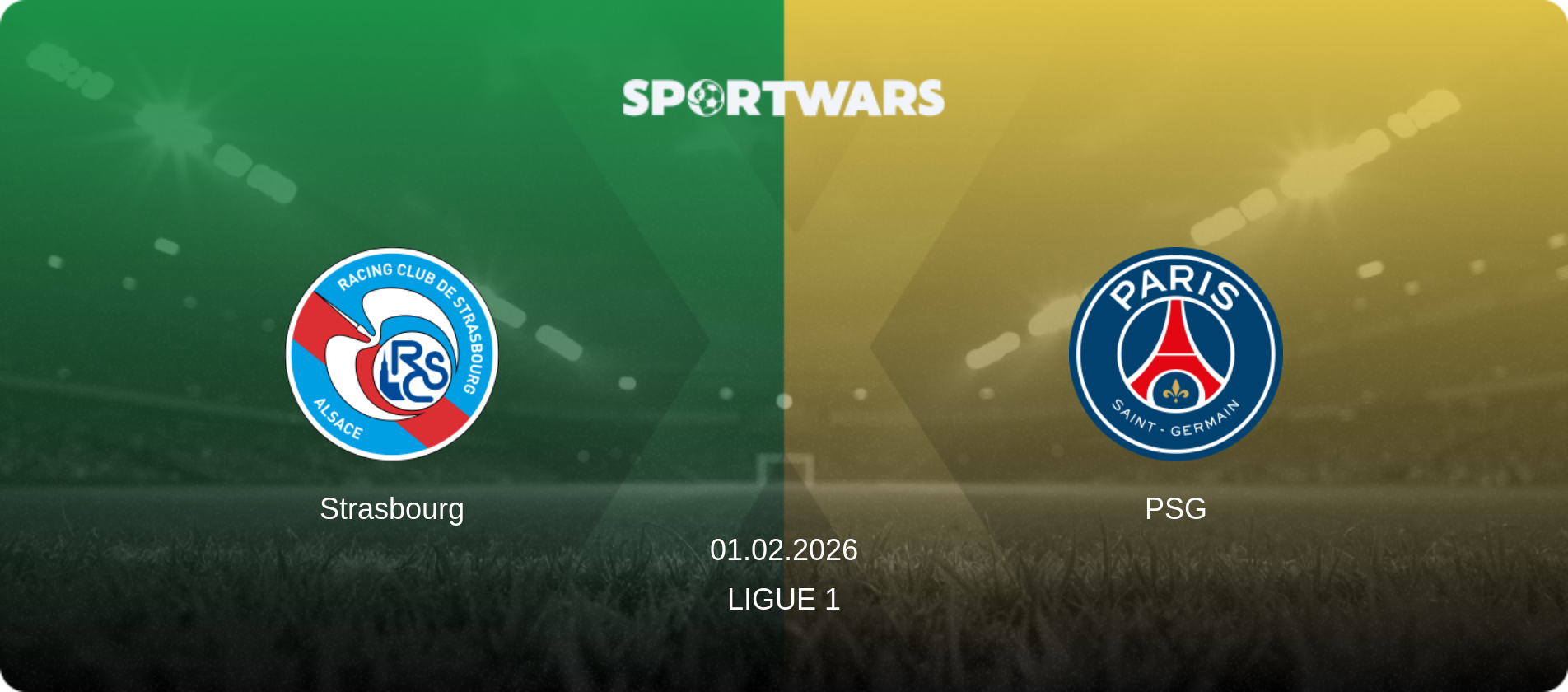 Strasbourg — PSG, 01.02.2026 — Ligue 1 (match preview)
