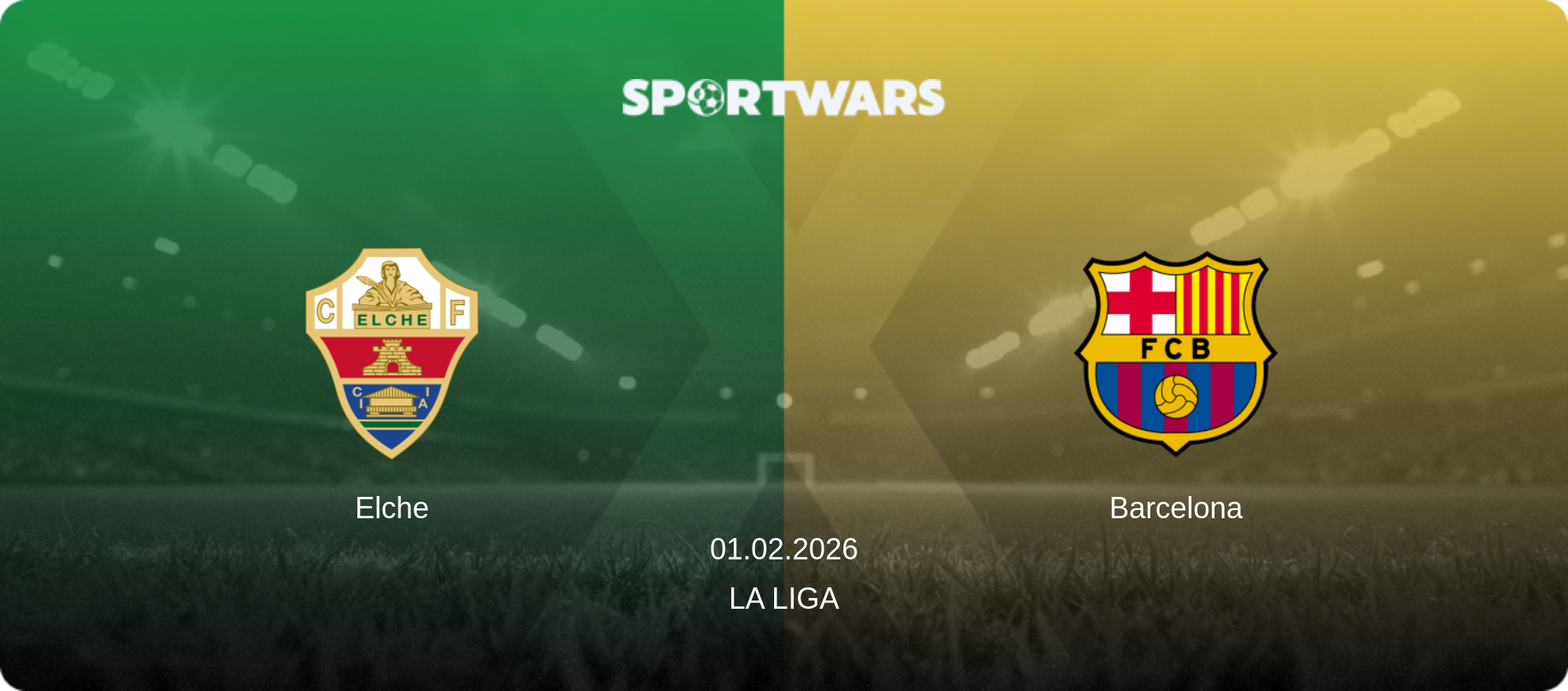 Elche — Barcelona, 01.02.2026 — La Liga (match preview)