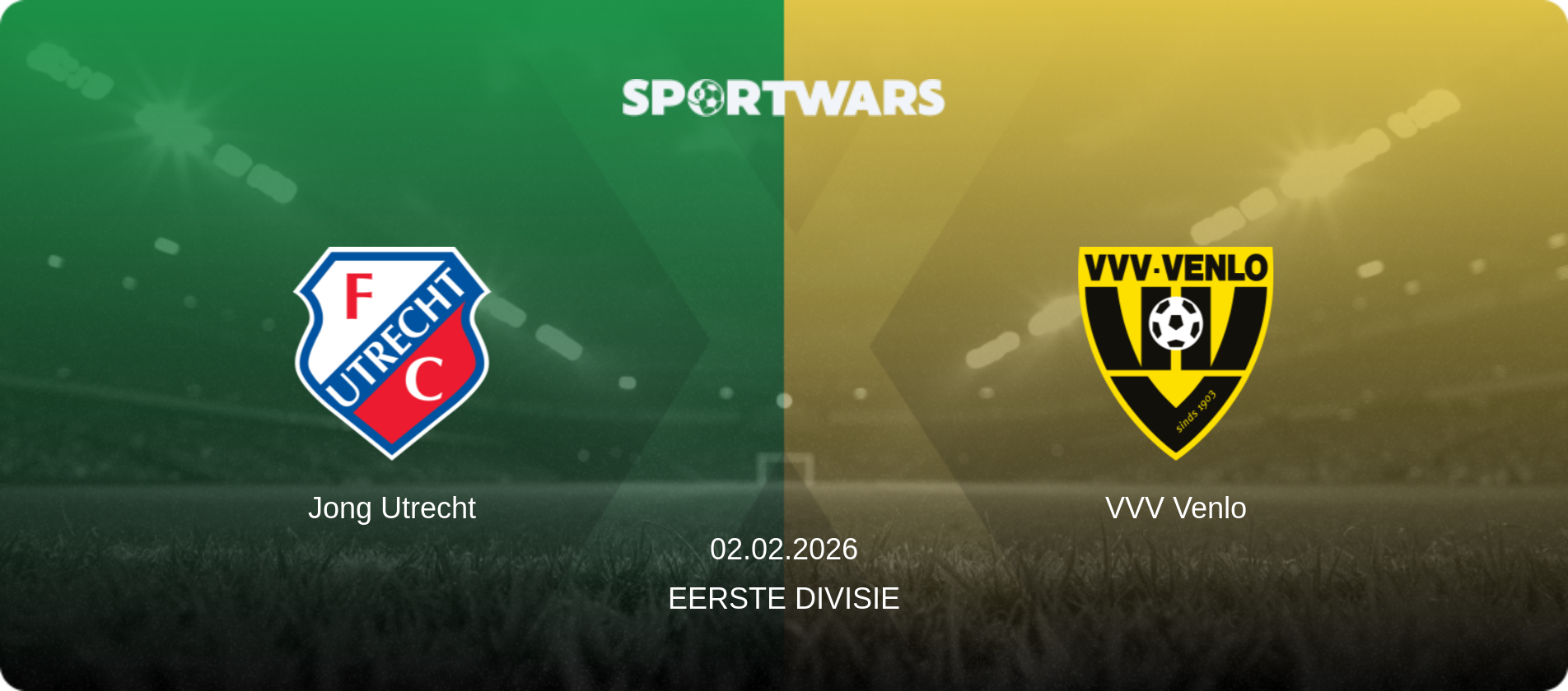 Jong Utrecht — VVV Venlo, 02.02.2026 — Eerste Divisie (match preview)