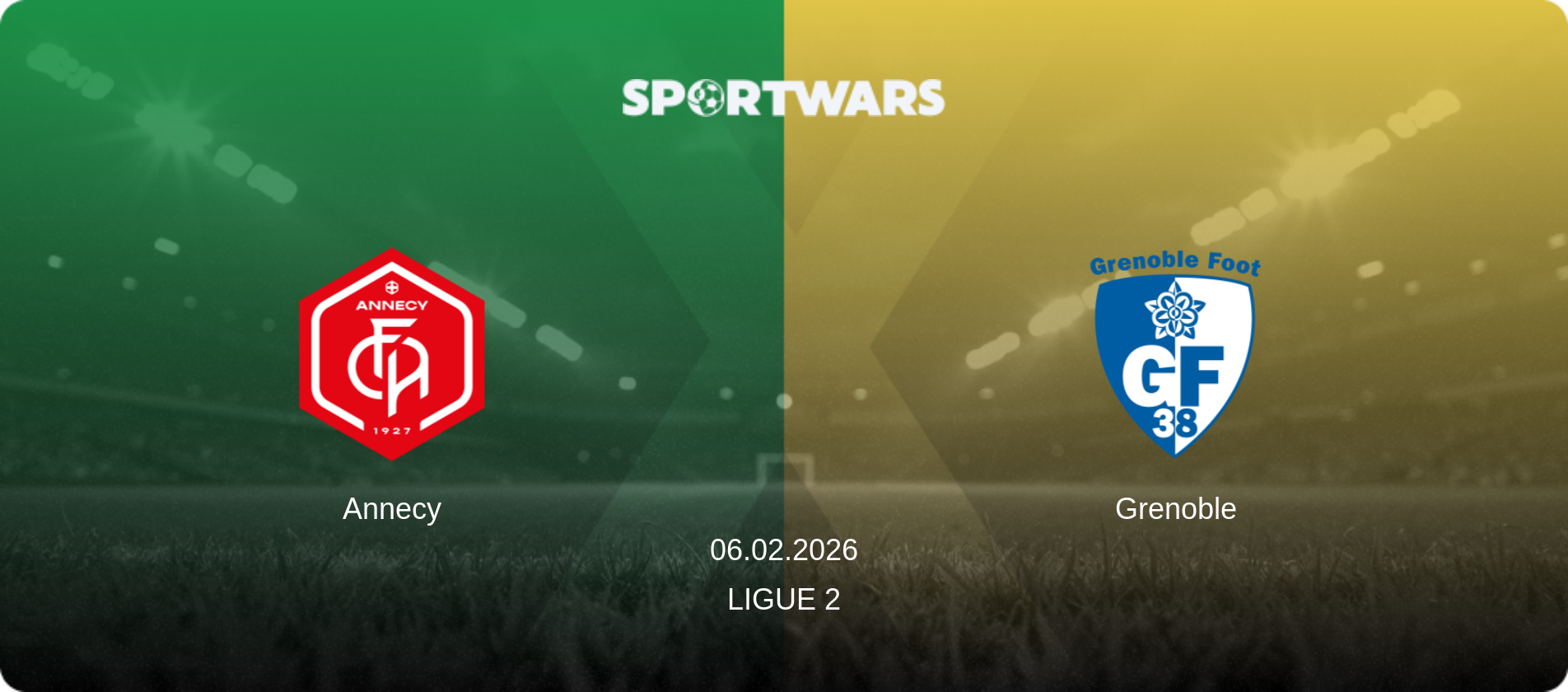 Annecy — Grenoble, 06.02.2026 — Ligue 2 (match preview)