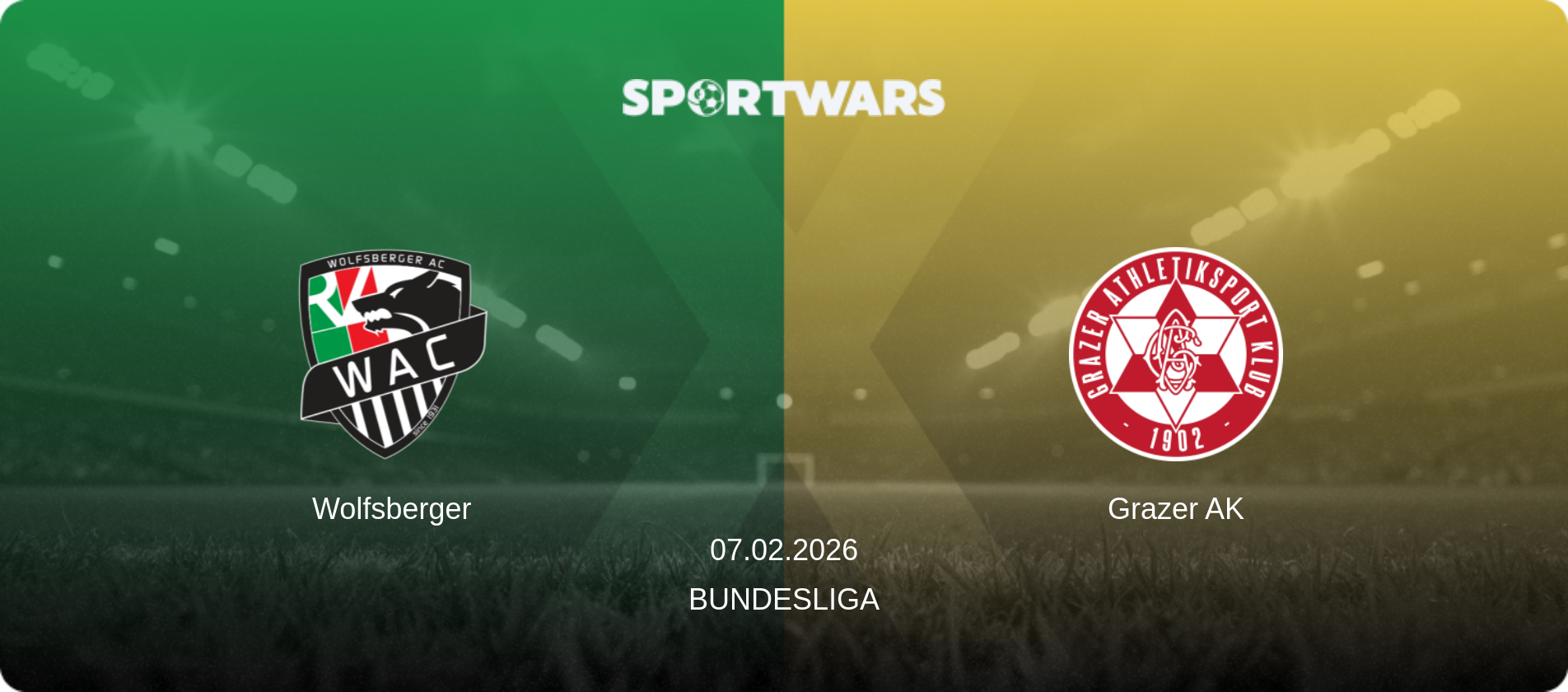 Wolfsberger — Grazer AK, 07.02.2026 — Bundesliga (match preview)