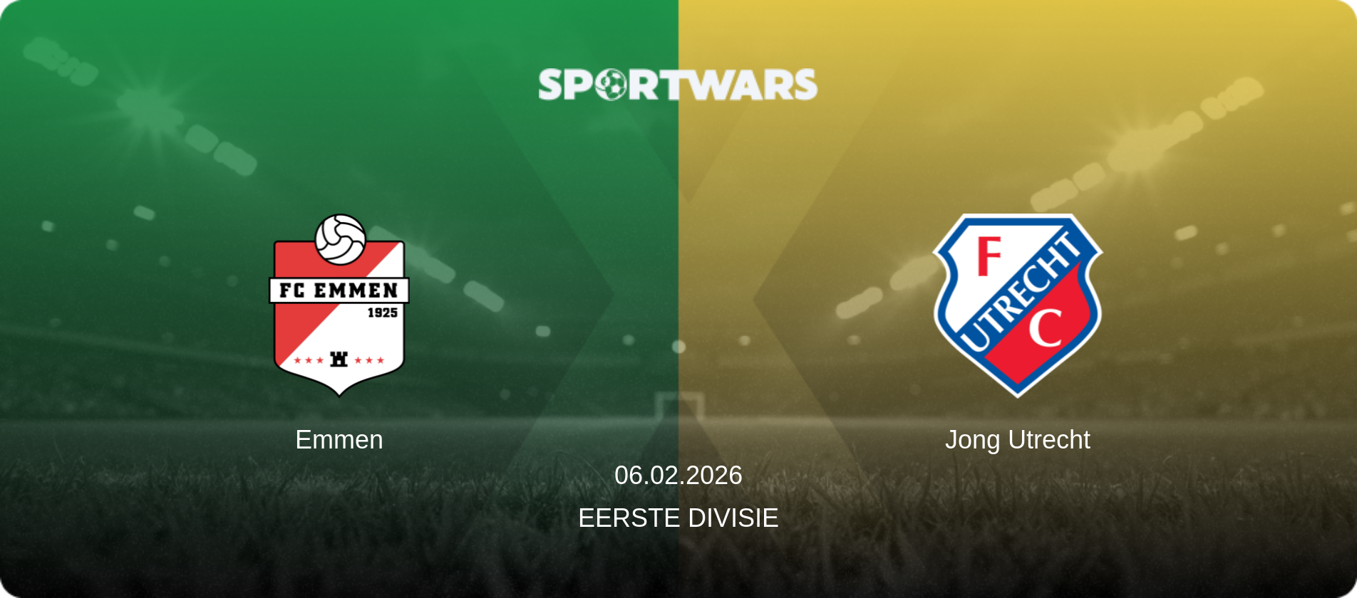 Emmen — Jong Utrecht, 06.02.2026 — Eerste Divisie (match preview)