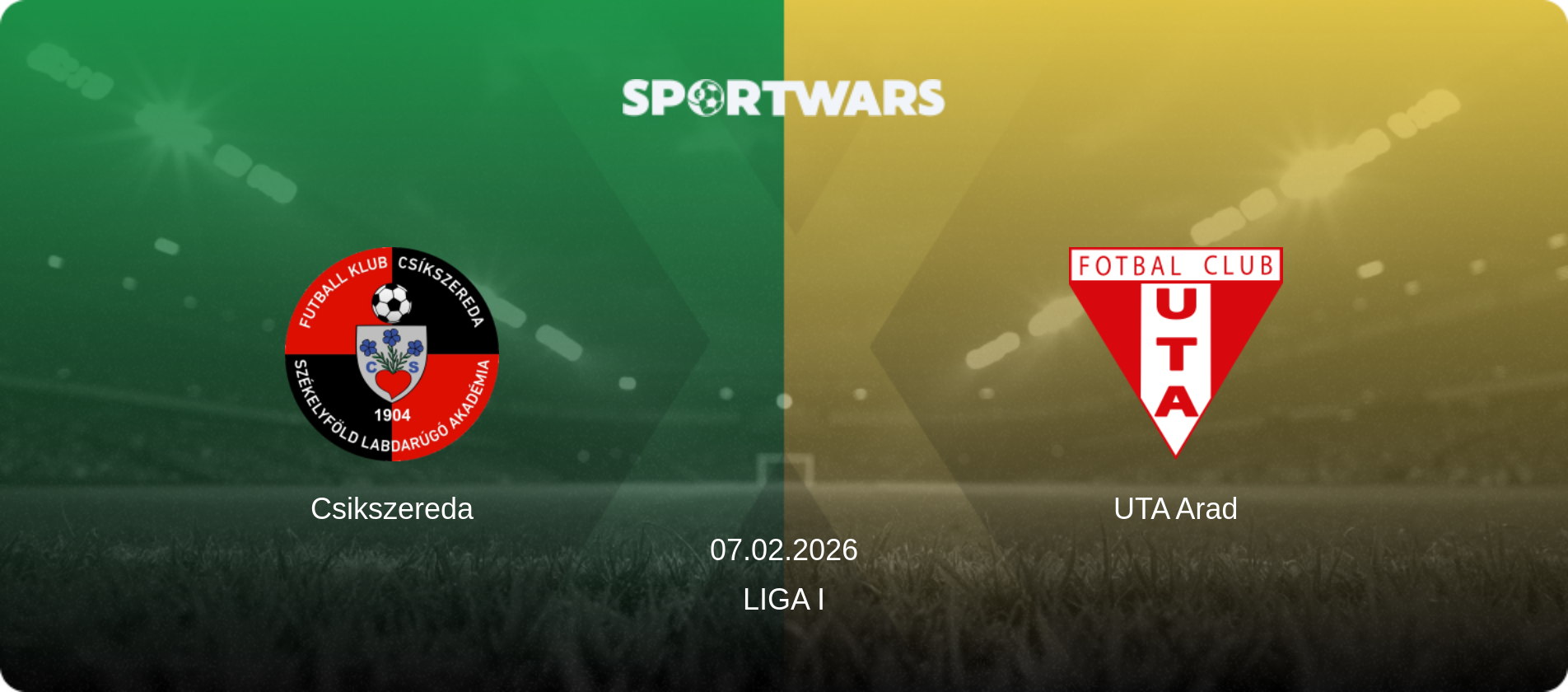 Csikszereda — UTA Arad, 07.02.2026 — Liga I (match preview)