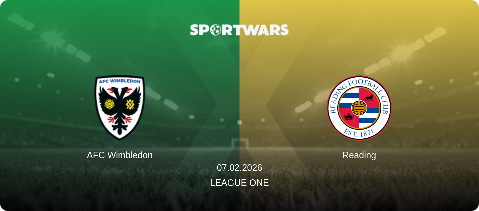 AFC Wimbledon — Reading, 07.02.2026 — League One (match preview)