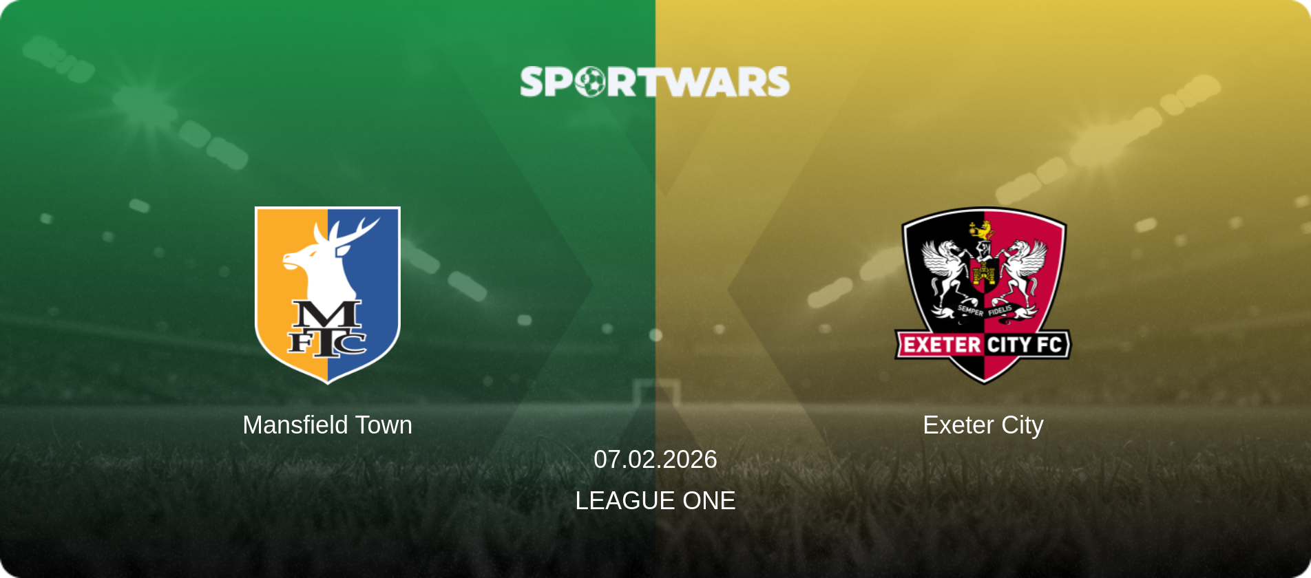 Mansfield Town — Exeter City, 07.02.2026 — League One (match preview)