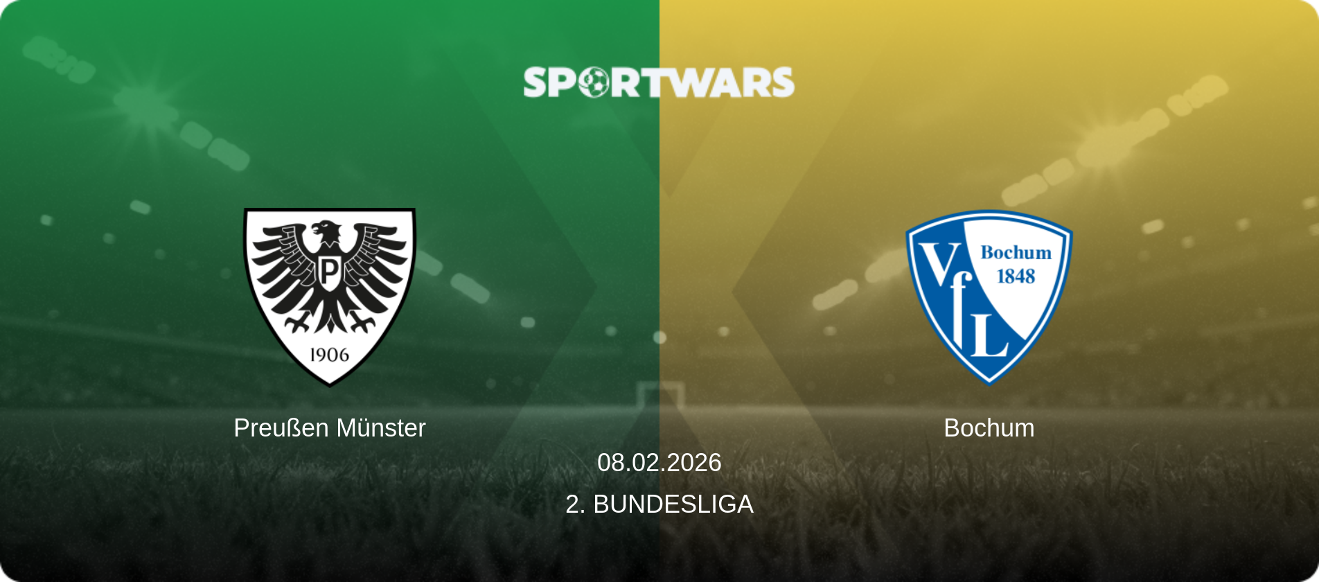 Preußen Münster — Bochum, 08.02.2026 — 2. Bundesliga (match preview)