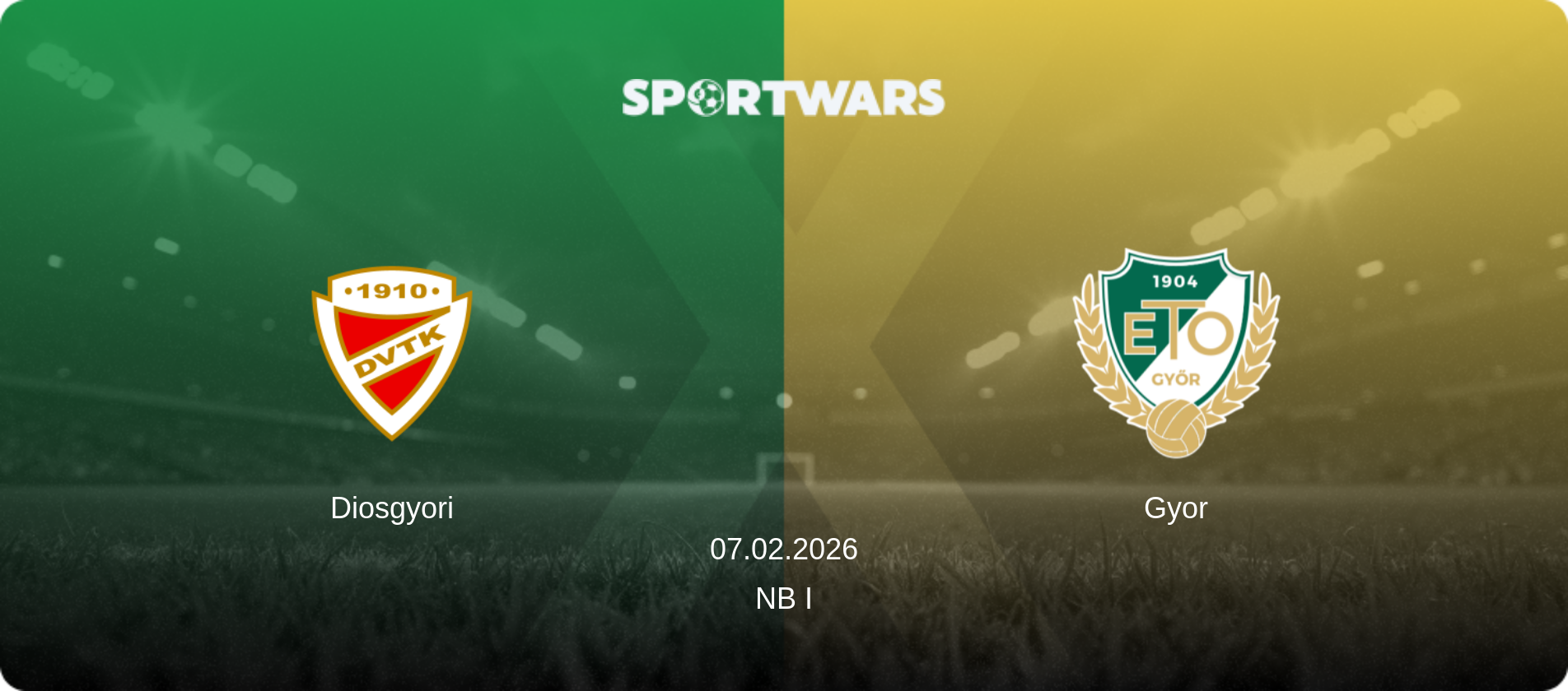 Diosgyori — Gyor, 07.02.2026 — NB I (match preview)