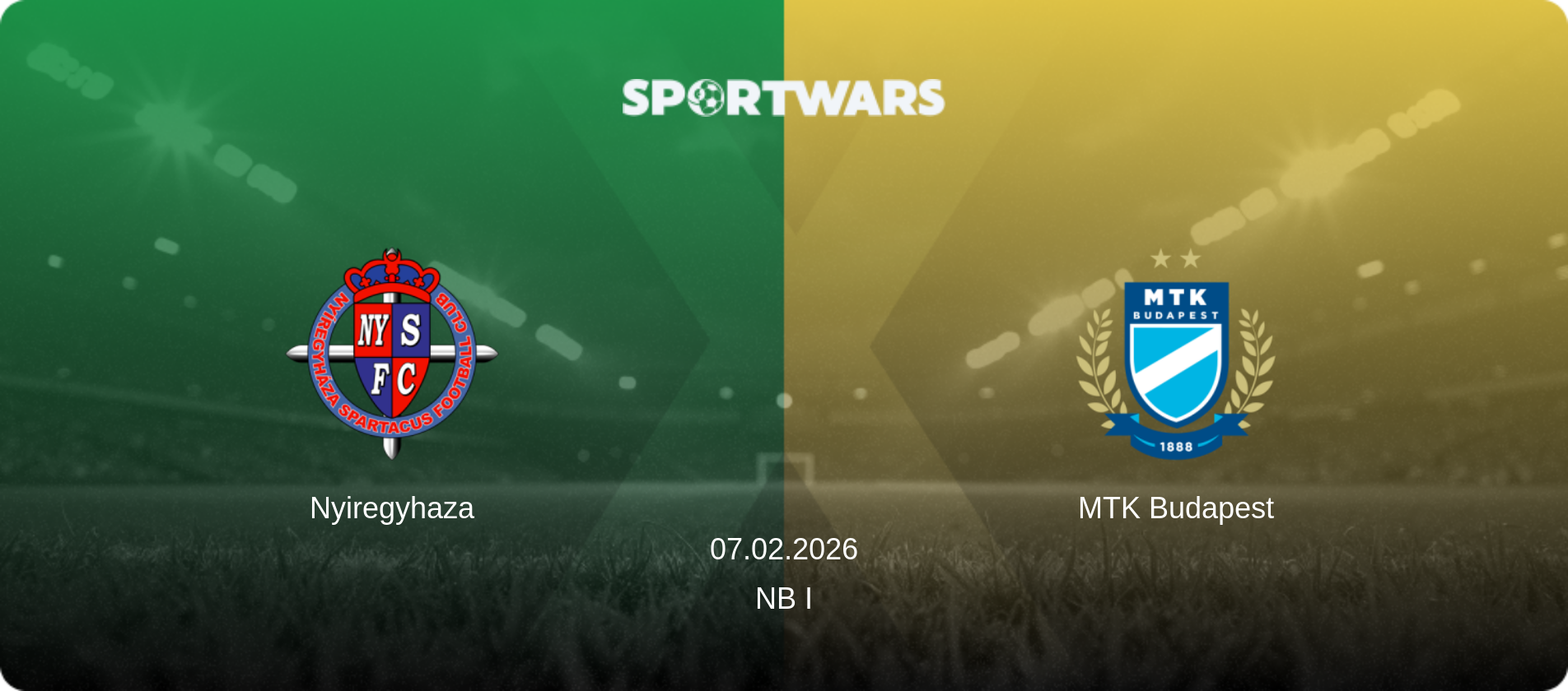 Nyiregyhaza — MTK Budapest, 07.02.2026 — NB I (match preview)