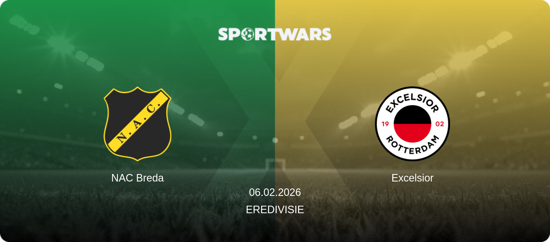 NAC Breda — Excelsior, 06.02.2026 — Eredivisie (match preview)