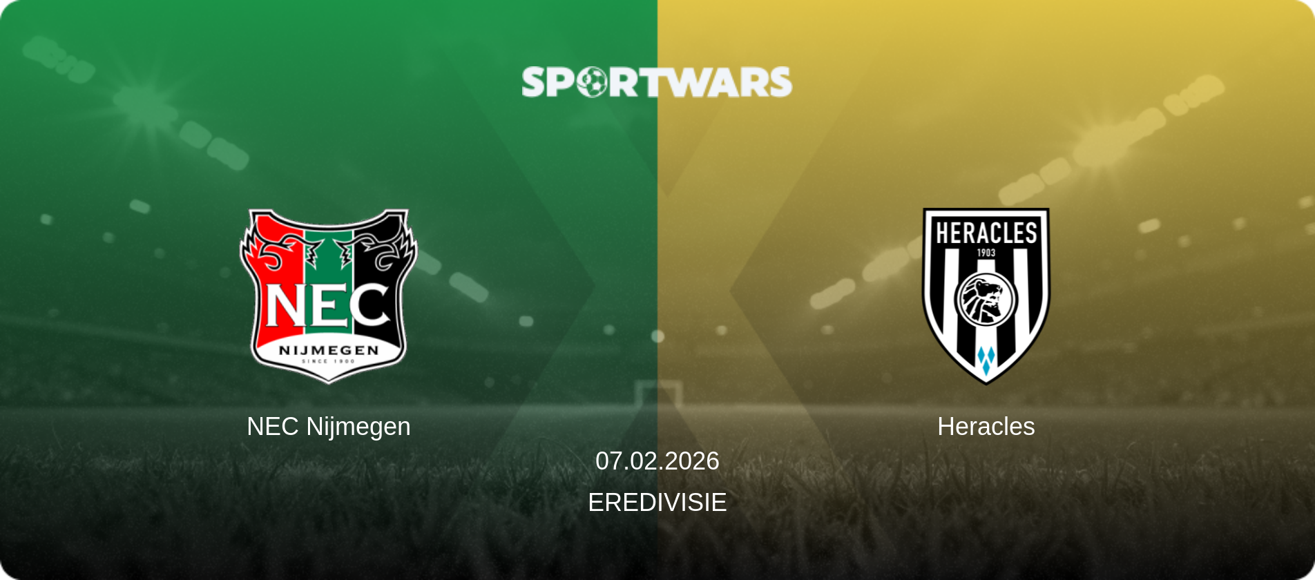 NEC Nijmegen — Heracles, 07.02.2026 — Eredivisie (match preview)